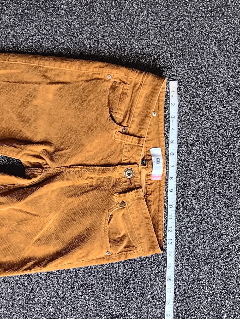 Cabi Autumn Ochre Corduroy Skinny Pants Jeans Womens Size 2, Brown Fall - Picture 8 of 11